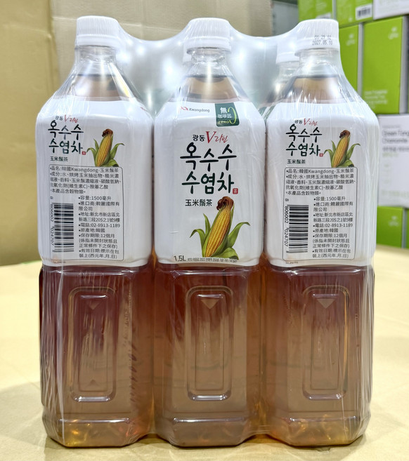 Kwangdong 옥수수 수염차 玉米茶, 6個, 1.5L