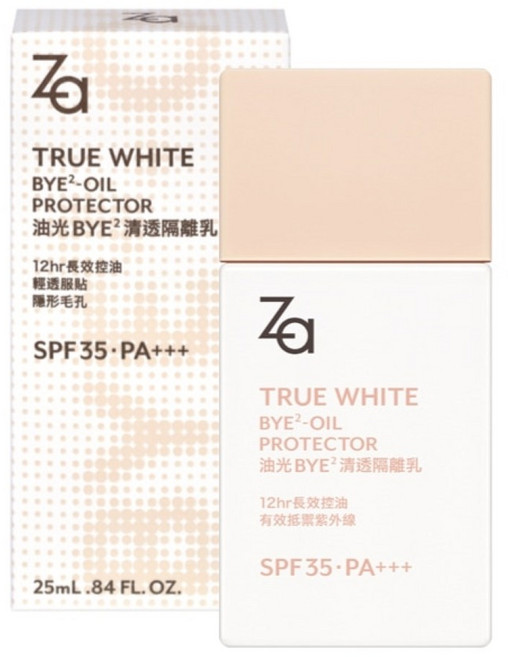 Za 油光Bye2清透隔離乳, 1個