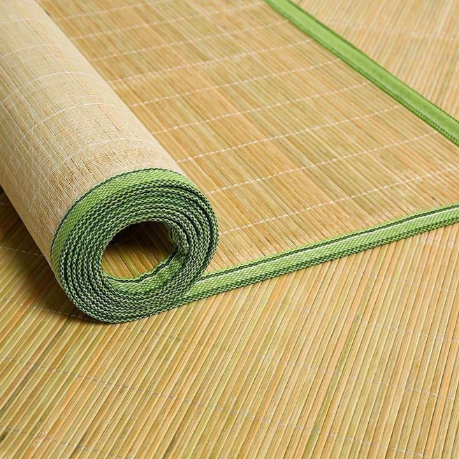 竹蓆加厚單人涼席 寬45釐米*長60釐米, 凝膠注入記憶棉
