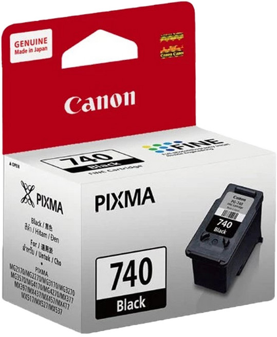 CANON PG-740 CL-741 原廠墨水匣 含台灣保固標籤貼紙 PG740 CL741 適用 MG3670, 1個, 原廠盒裝正原廠台灣標籤 PG740, 黑色