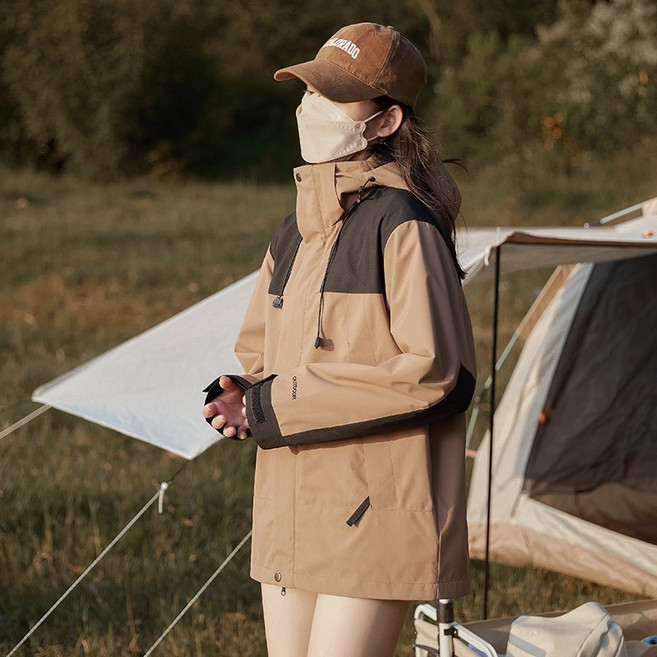 三合一衝鋒衣|可拆卸內膽 秋冬防風防水外套 登山服