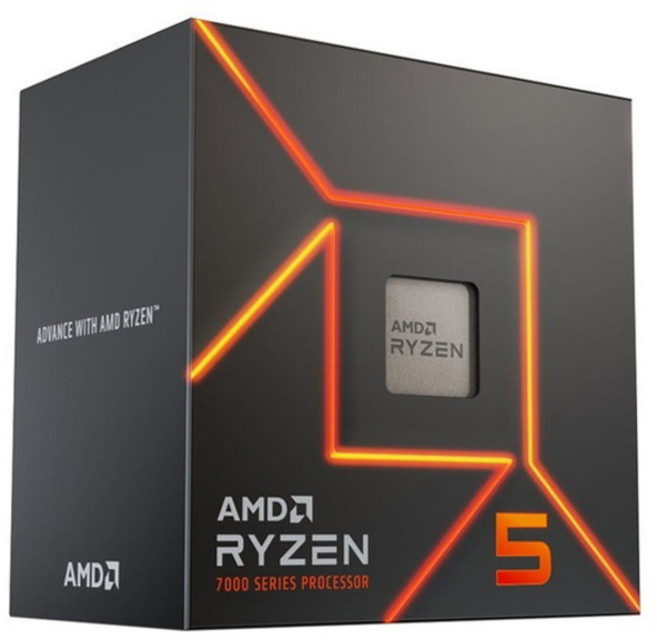 AMD 超微 Ryzen™ 5 7600 6核心 12執行緒 開放式桌上型電腦處理器, 單一商品