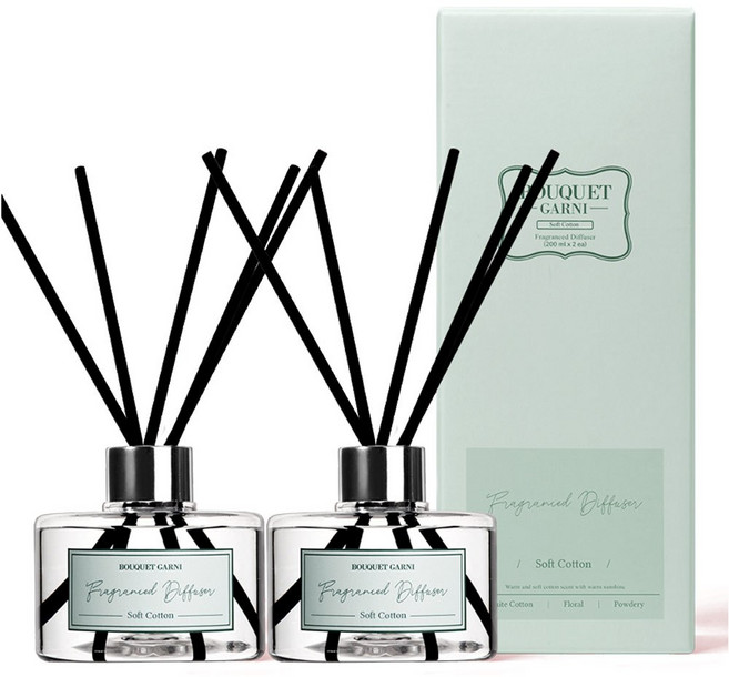 Bouquet Garni 璞珈妮 室內擴香瓶 2入裝200ml 寶寶香, 1個, 棉花香, 200ml
