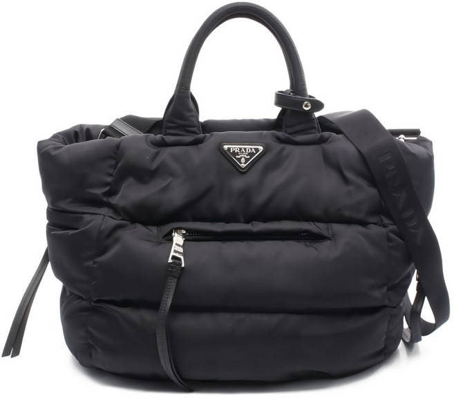 프라다 중고 패딩 토트 백