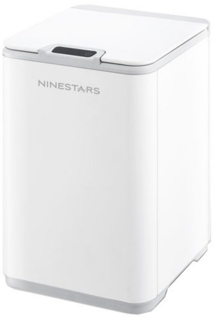 NINESTARS 納仕達 自動感應垃圾桶 10L DZT-10-35S, 極地白