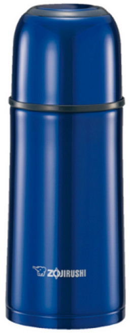ZOJIRUSHI 象印 不鏽鋼輕量小型保溫保冷杯瓶 350ml SV-GR35, 1個, 藍色