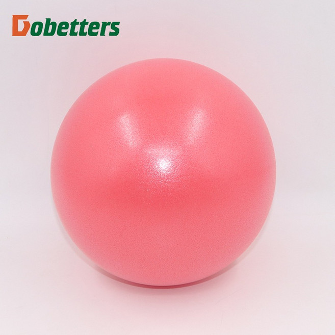 Dobetters 迷你瑜珈球 加厚 瑜珈小球 普拉提球 皮拉提斯球 樂齡球 翹臀球 韻律球 抗力球 復健球, 紅色25cm