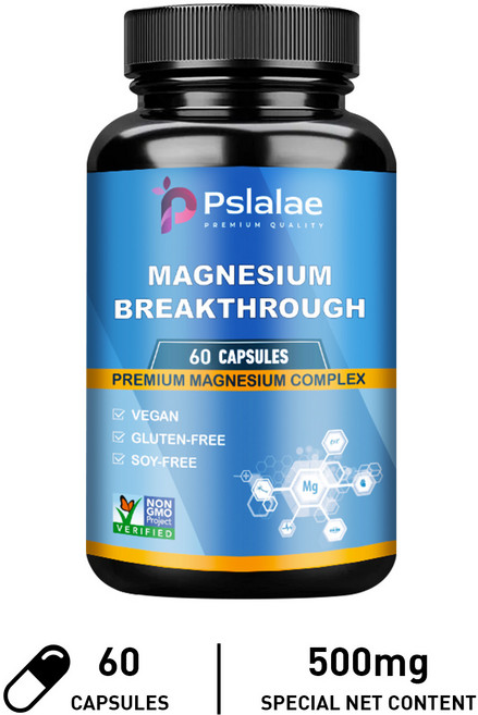 Pslalae MAGNESIUM BREAKTHROUGH 鎂補充劑, 60組