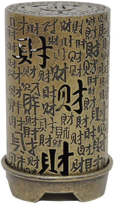 葫蘆檀香爐, 迷你財字檀香爐+贈檀香, 1套