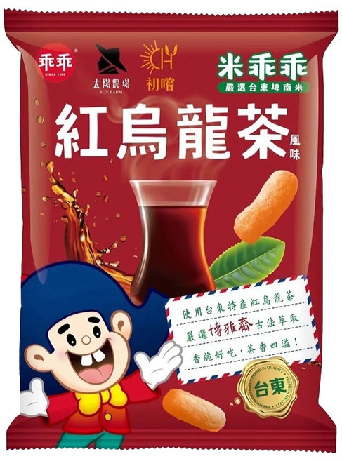 乖乖 米乖乖 釋迦鳳梨風味, 1個, 紅烏龍茶)2026.09.09, 52g