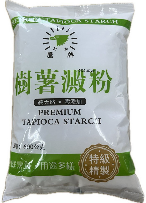 鷹牌 樹薯澱粉 600G, 1個