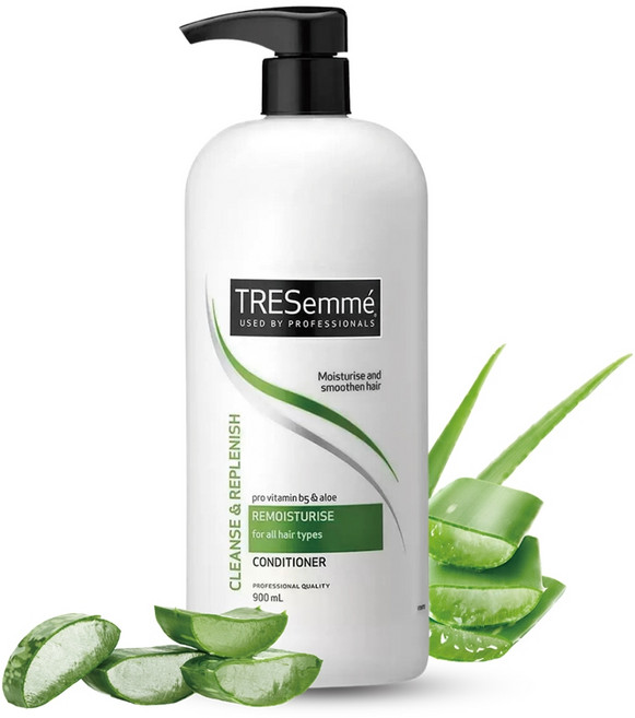 TRESemmé 洗髮精護髮乳組 900ml 深層潔淨 無矽靈 蘆薈滋潤 柔順髮絲, 1個, 護髮乳(900毫升)