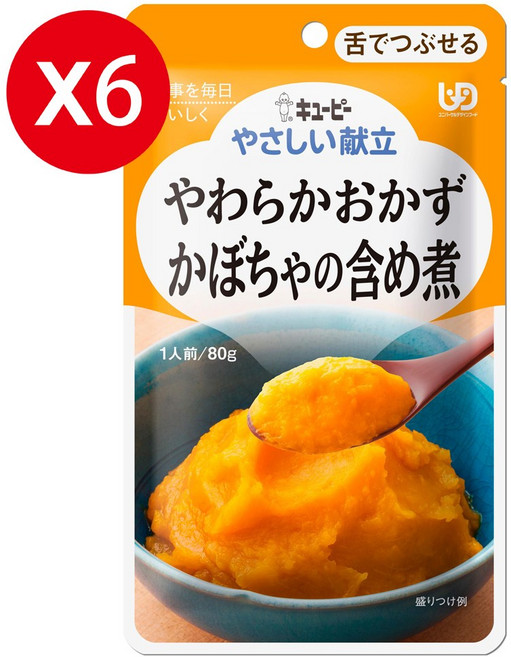 Kewpie 雞肉南瓜煮, 80g, 6個