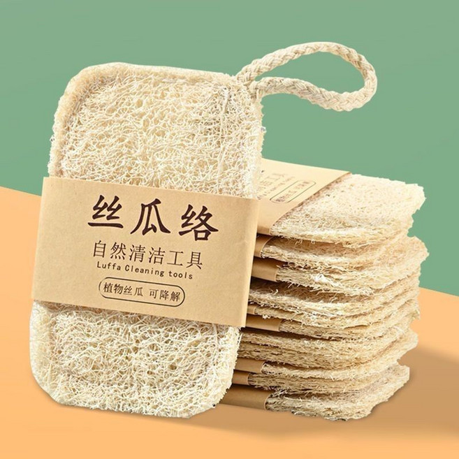 天然絲瓜絡洗碗刷, 1個, 廠傢直銷 不傷手 高效去汙,特惠活動 買一送四 到手五個 巨劃祘