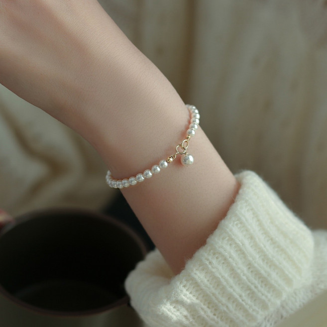 小珍珠氣質手鍊 韓版甜美設計感手飾品