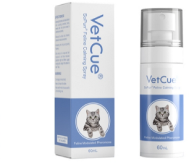 VetCue 貓咪舒緩費洛蒙噴霧 60ml, 1個