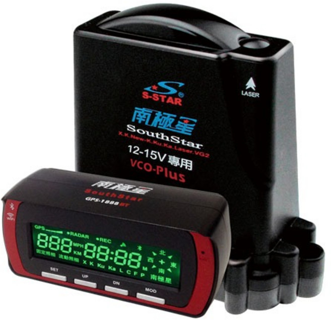 南極星 GPS-1888 雲端分體式測速器-汽車用版, 1個