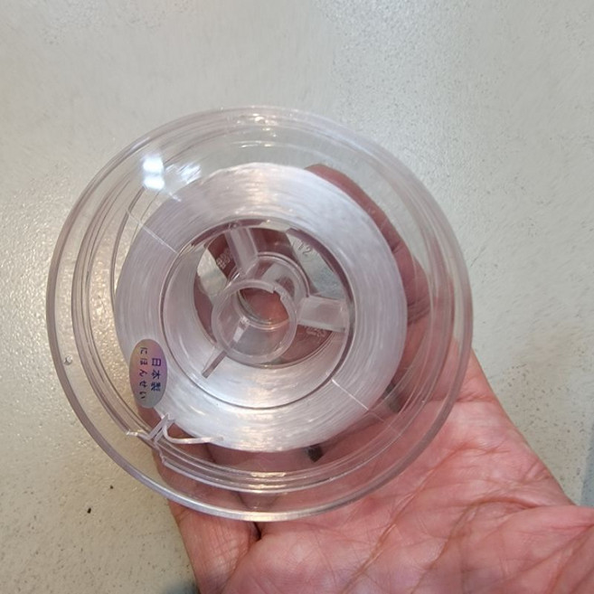 佳樺 日本製扁蠶絲彈性線 串珠線 穿珠線 手環項鍊線 彈力伸縮線珠寶線, (4)白色/大綑總長度約85碼, 1個, 白色