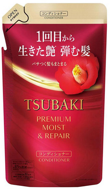 TSUBAKI 思波綺 頂級絲滑潤髮乳 補充包, 1個, 300ml