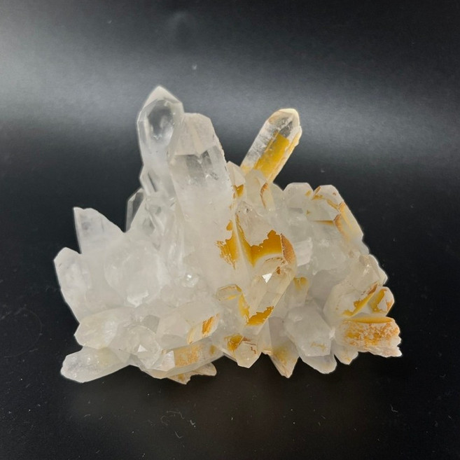 白水晶晶簇