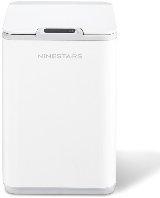 美國 NINESTARS 納仕達 自動感應垃圾桶 生活防水 10L, 極地白