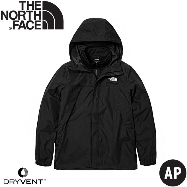 The North Face 男 DV防水兩件式刷毛外套 黑色
