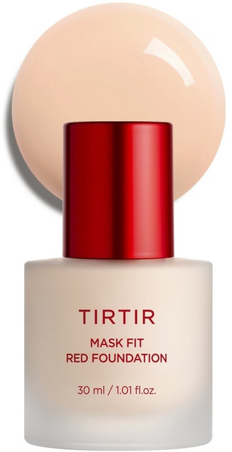 TIRTIR 持久定妝光彩防曬粉底液 30ml 打造光澤美肌, 17C 白皙陶瓷, 1個