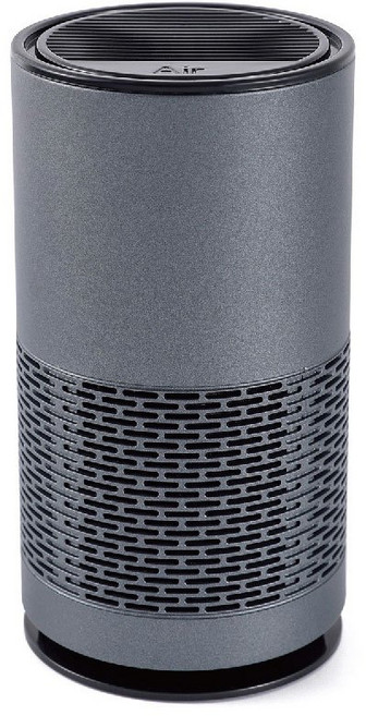 空氣清淨機 360環繞 淨化高效過濾 夜燈設計, *圓*車用空氣淨化器-黑(含濾心+香片)