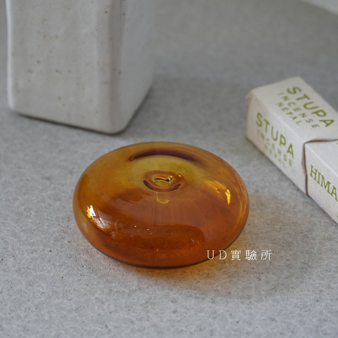 UDlab 線香座 臥香座 6cm 薰香盤, 琥珀
