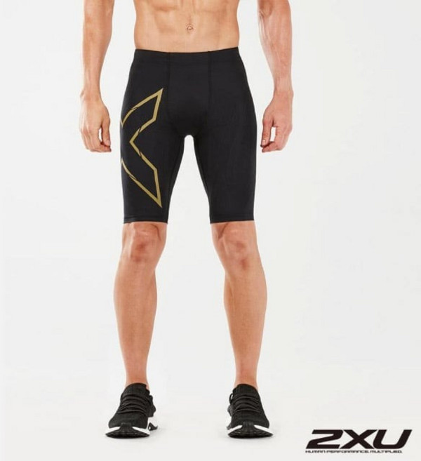 2XU 男款MCS壓縮短褲 PWX 運動緊身褲 排汗登山野跑慢跑褲