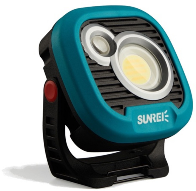 山道具屋 SUNREE 大電量1500流明戶外營燈 (可調色溫/13500mah), 1個, 孔雀藍(C1600紅光升級)