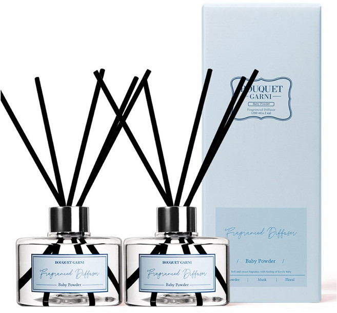 Bouquet Garni 璞珈妮 室內擴香瓶 2入裝200ml 寶寶香, 1個, 200ml