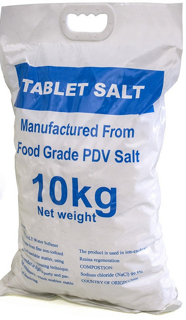 10公斤 食品級PDV平板鹽 - 軟水器/樹脂再生專用, 10kg, A