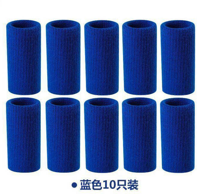 護指保護套 手指套 籃球排球適用, 1個, 藍色10個裝高彈透氣高級ZT