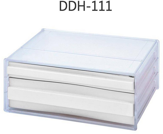 樹德 A4橫式桌上文件櫃 資料櫃 收納櫃 雜誌櫃 抽屜櫃, DDH-111 (2抽) 白,超取限制數量請看圖二, 白, 2層