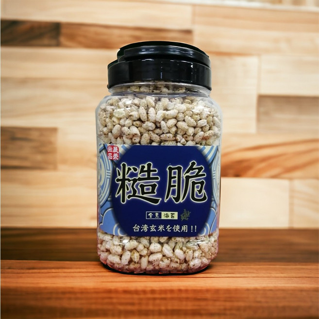 展榮商號 麥爆 糙米脆, 1個, 海苔糙脆, 120g