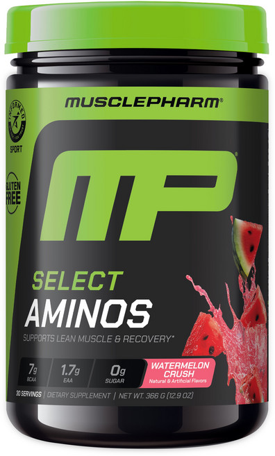 MUSCLEPHARM MP Select 胺基酸 西瓜冰沙口味, 1個, 366g