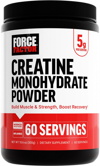 Force Factor 一水肌酸 無味, 1個, 300g