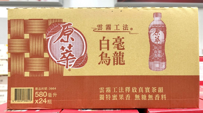 雲霧工法 原萃白毫烏龍茶 580毫升x24瓶, 24瓶, 580毫升, 580ml