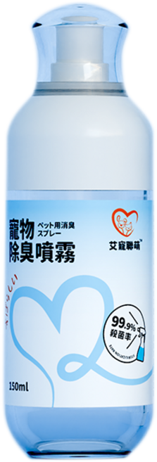 ipetaally艾寵聯萌|寵物除臭噴霧(犬貓通用)SGS認證 添加日本進口芬多精, 1個, 150ml