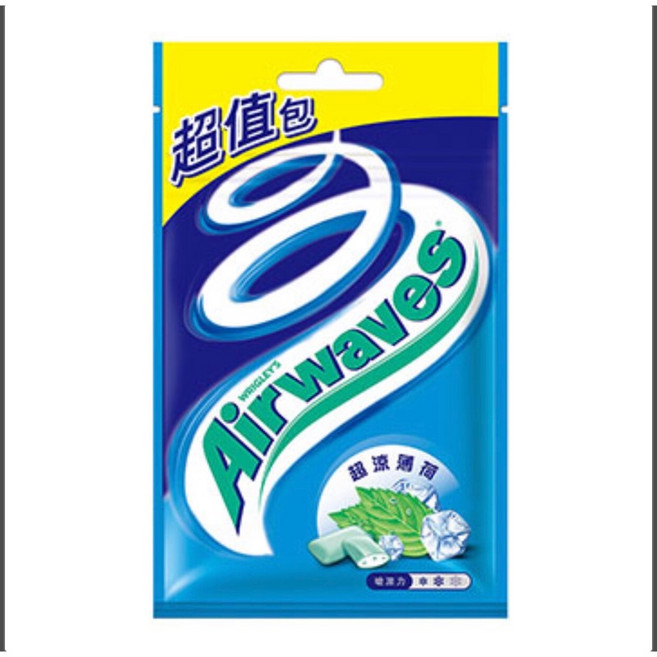 Airwaves 口香糖 冰炫薄荷, 1個