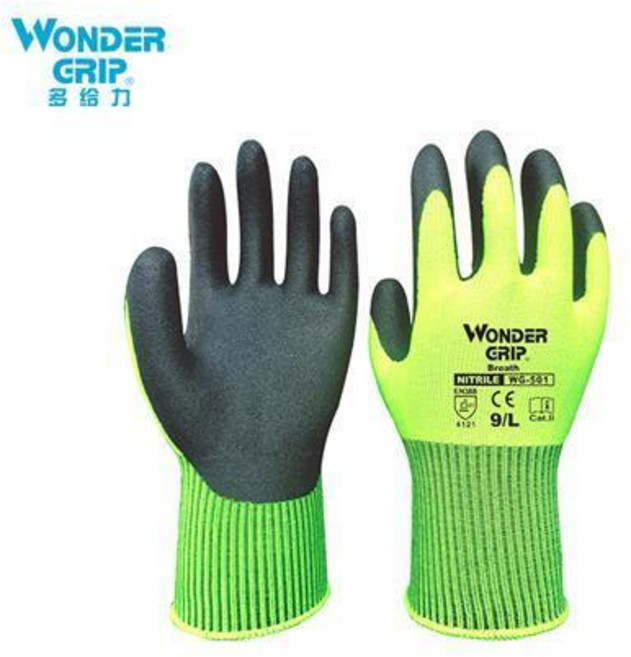 WONDER GRIP 防護作業手套 夏季薄款透氣耐磨, S