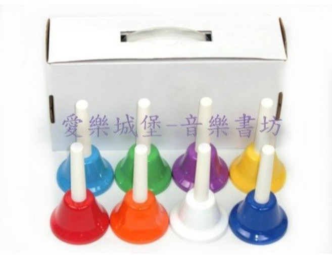 愛樂城堡 奧福樂器 鐵琴 團體課 律動 遊戲, 1個, 八音律鐘-手搖鐘
