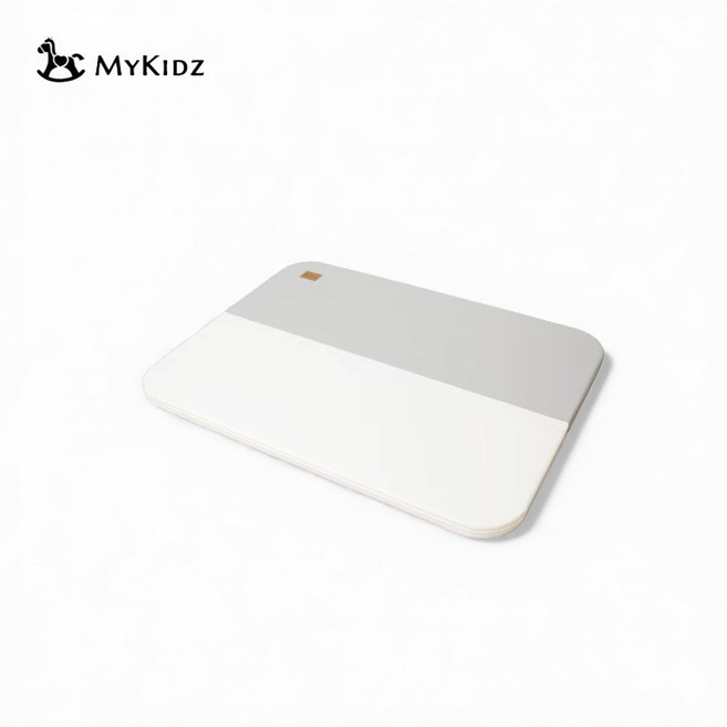 MyKidz 圓角地墊, 台灣製-圓角95*130無縫抗菌二聯墊, 台灣製-圓角