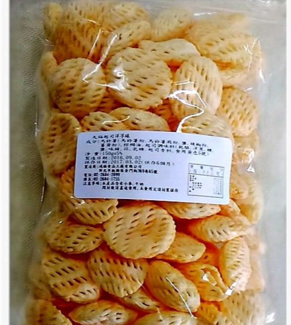 古意 古早味 起司洋芋球 150g 懷舊零食 香甜餅乾, 1個