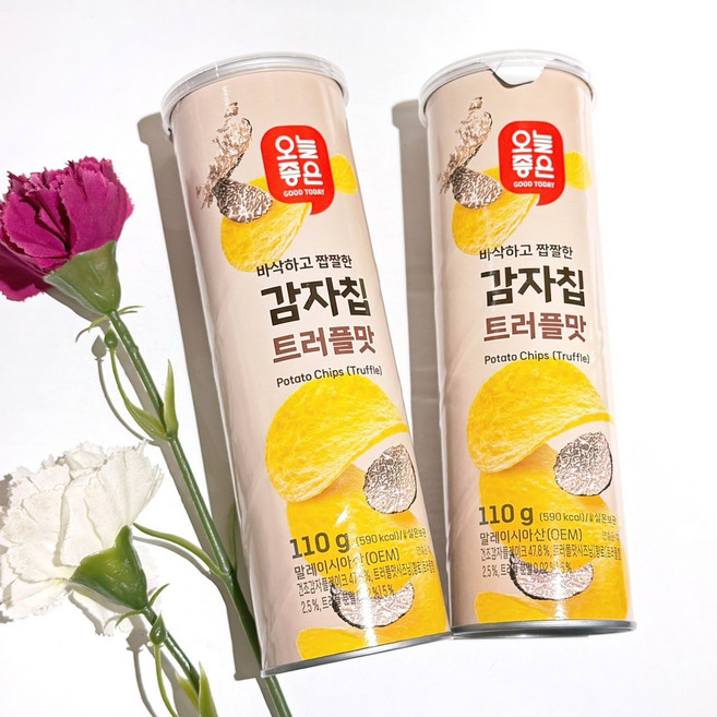 韓國樂天超市自有品牌 Good Today 松露洋芋片, 110g, 1個