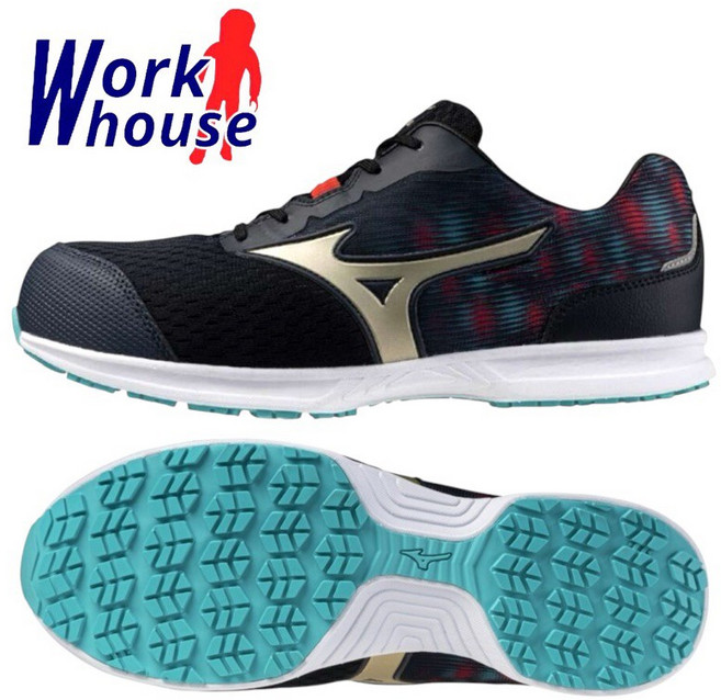 【Work house】MIZUNO 美津濃 超輕量工作鞋 安全防護鞋 塑鋼頭 F1GA256014