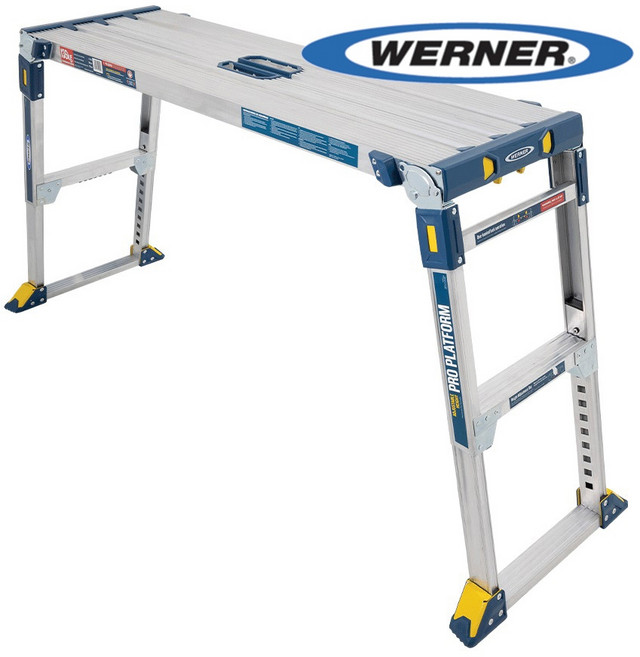 WERNER美國穩耐安全鋁梯-AP-2030MP3多功能伸縮工作平台梯, 1個