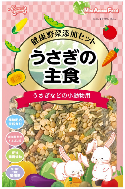 吉依寵物舖 兔物語 兔飼料 1kg 提摩西 幼兔 高鈣 營養, 1個