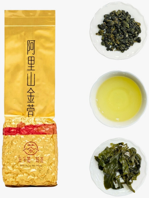 BESTEA 阿里山金萱茶 150g真空包裝 奶香濃郁 茶湯滑順甘潤, 四兩(150g),真空袋